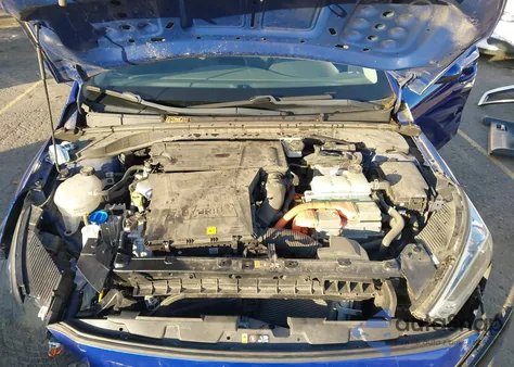 2019 Hyundai Ioniq Hybrid Blue z USA, uszkodzony, nr VIN KMHC65LC7KU113837